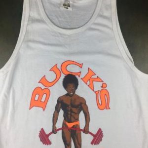 Vintage 1987 Little Rascals Buckwheat "Buck's Gym" Tank Top