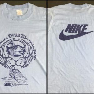 True Vintage 1984 Nike Trail Race Super Screen Stars T-Shirt