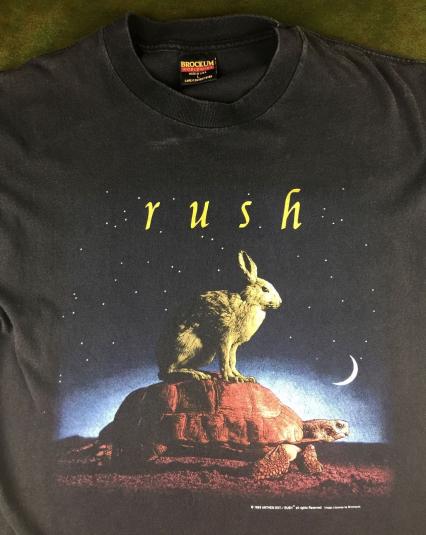 Vintage 1993 Licensed RUSH Counterparts Tour Concert T-Shirt