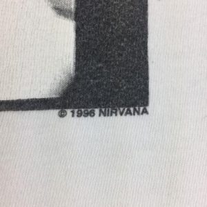 Vintage 1996 Nirvana Kurt Cobain Grunge Muddy Banks T-Shirt