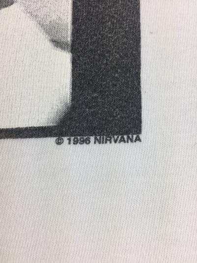 Vintage 1996 Nirvana Kurt Cobain Grunge Muddy Banks T-Shirt