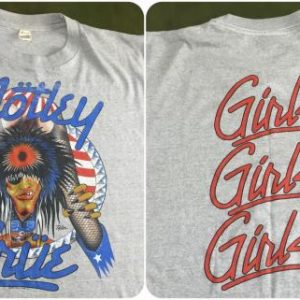 Vintage 1987 Motley Crue Girls Concert Tour T-Shirt XL