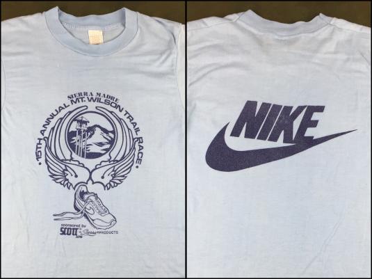 Vintage 1984 Nike Sierra Madre Mt. Wilson Race T-Shirt