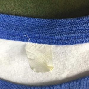 Vintage 80s Nike Country Semi Wasted Blue & White T-Shirt