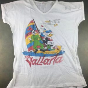 Vintage 80s Walt Disney Mickey Mouse Pto. Vallarta T-Shirt
