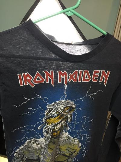 Vintage 1984-85 Iron Maiden World Slavery Tour T-Shirt | Defunkd