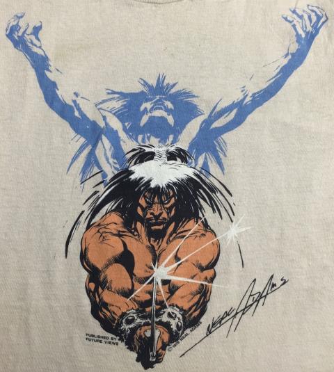 Vintage 1978 Neal Adams Barbarian Comic Book Artist T-Shirt