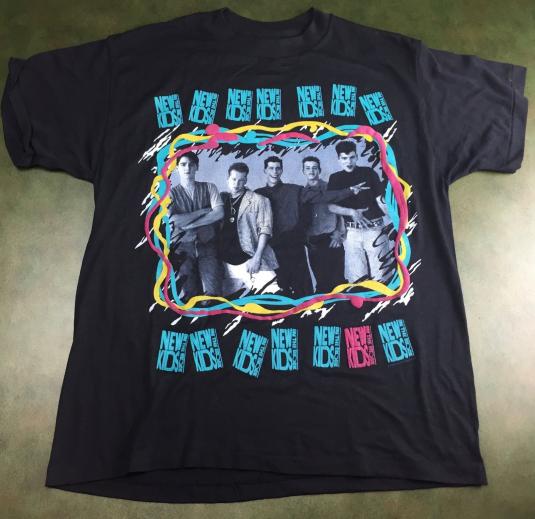 Vintage 1989 NKOTB New Kids The Block Concert Tour T-Shirt
