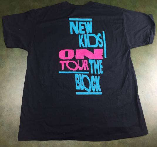Vintage 1989 NKOTB New Kids The Block Concert Tour T-Shirt