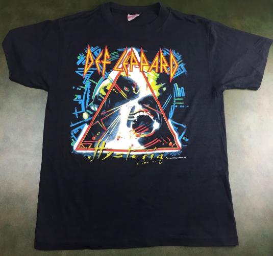 Vintage 1987-88 Def Leppard Hysteria Tour Concert T-Shirt