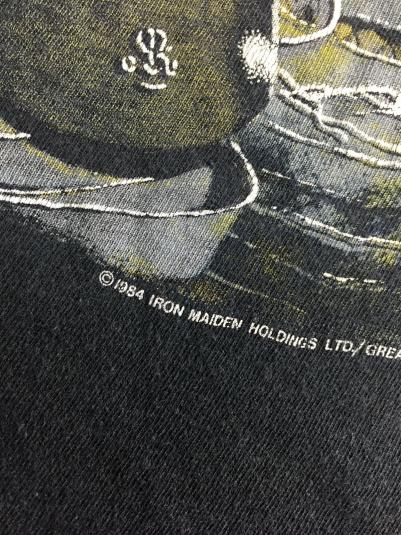 Vintage 1984-85 Iron Maiden World Slavery Tour T-Shirt