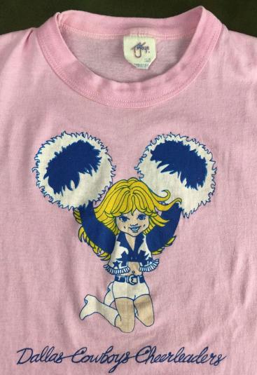 Vintage 70s 80s Dallas Cowboys Cheerleaders Football T-Shirt