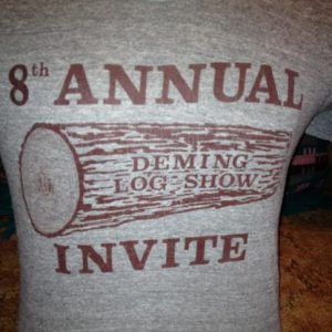 Deming Log Show 1970 8th Annual Rayon T-Shirt