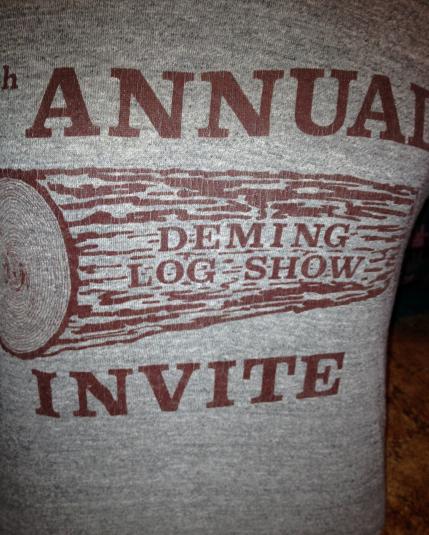 Deming Log Show 1970 8th Annual Rayon T-Shirt