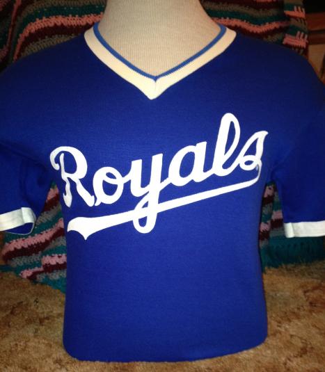 Kansas City Royals Cotton Ringer 1980s Jersey
