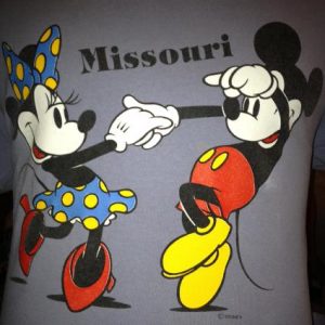 Mickey & Minnie Mouse 1980s Missouri T-Shirt