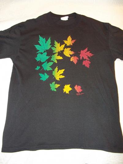 Boland Graphics 1985 Leaves Vintage T-Shirt