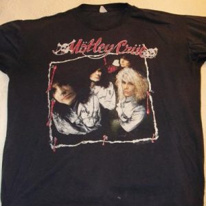 Motley Crue 1989 Dr. Feelgood Tour Vintage T-Shirt