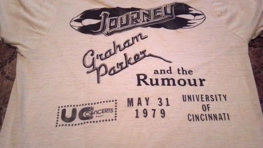 Journey, Graham Parker and the Rumour Event 1979 Shirt