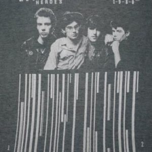 STIFF LITTLE FINGERS vintage 1980 UK tour t-shirt