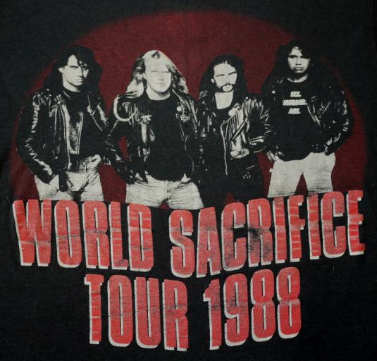 SLAYER vintage 1988 tour t-shirt