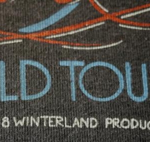 DAVID BOWIE vintage 1978 tour t-shirt