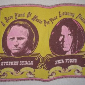 NEIL YOUNG & STEPHEN STILLS vintage 1976 tour t-shirt