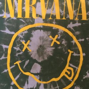 NIRVANA: 90s Tie-Dye Smiley Corporate Rock Whores Tee
