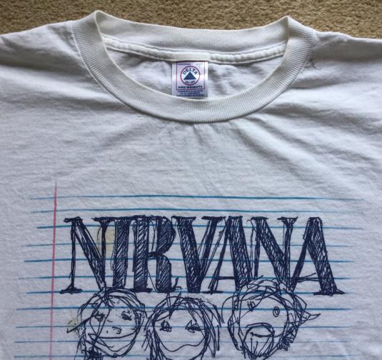 NIRVANA: Vintage 1997 ‘Doodle’ T-shirt