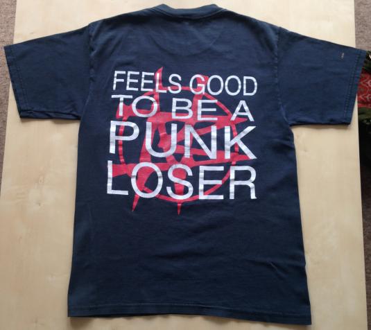 Vintage 1994 Nailbomb ‘Feels Good to be a Punk Loser’ tee