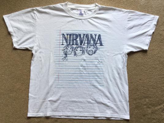 NIRVANA: Vintage 1997 ‘Doodle’ T-shirt