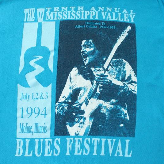 Blues Festival Albert Collins vtg t-shirt Large