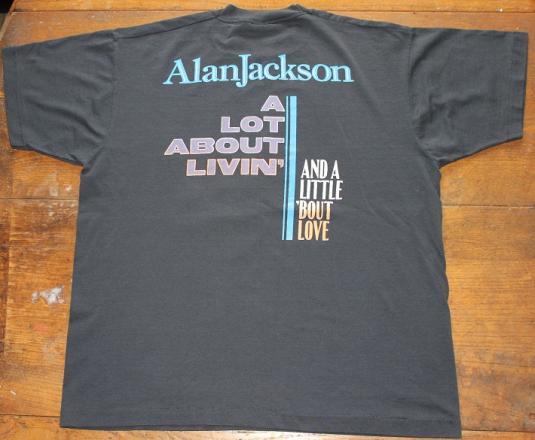Alan Jackson country music 1992 vintage t-shirt XL