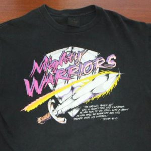 Mighty Warriors Isaiah 42:13 vintage large t-shirt