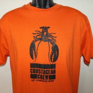 Crustacean Crew Clearwater Beach vintage t-shirt Large