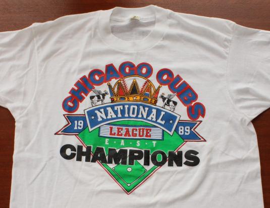 Chicago Cubs 1989 NL Champs vintage t-shirt L/M