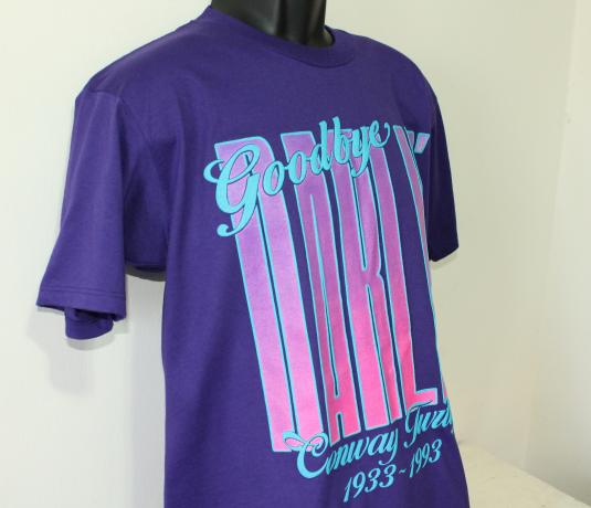 Conway Twitty Goodbye Darlinâ€™ vtg 1993 purple t-shirt M/L