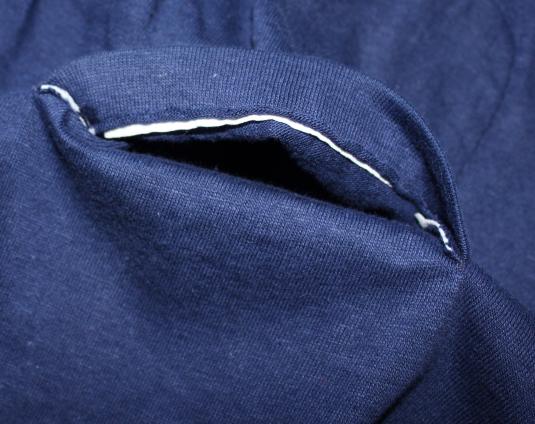 Captain Ray vintage Hanes navy blue pocket t-shirt Tall L/M