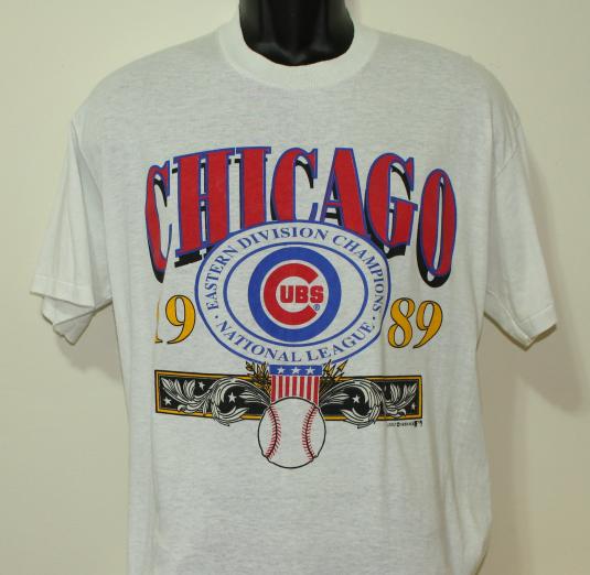 Chicago Cubs 1989 NL East Champs vintage t-shirt XL