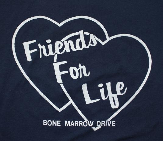 Friends For Life Bone Marrow Drive vintage t-shirt M/L