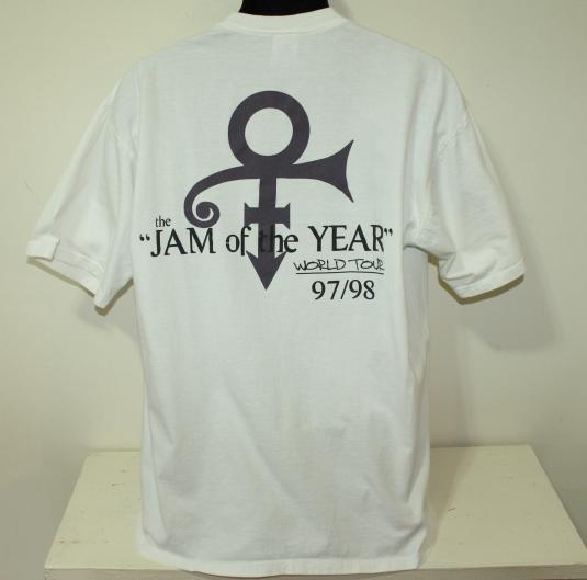 Prince Jam of the Year Tour 1997 1998 vtg t-shirt XL