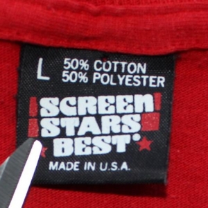 Excel Iowa #20 vintage red Screen Stars t-shirt Large