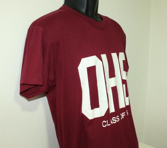 DHS Class of â€™56 vintage maroon Russell Athletic t-shirt S/M