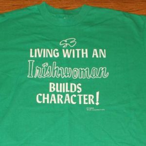 Living With An Irishwoman vintage t-shirt L/XL