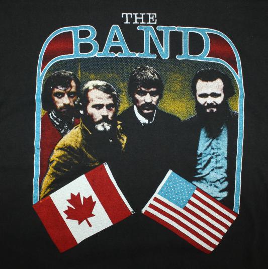 The Band 1983 World Tour vtg t-shirt black M Levon Helm