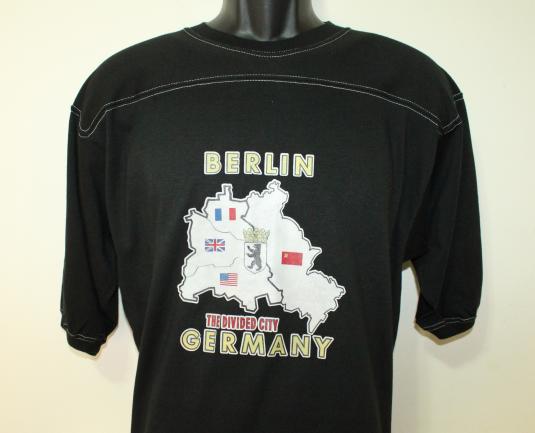 Berlin Germany Divided City vtg Cal Cru jersey t-shirt L