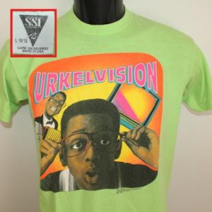 Steve Urkel Family Matters Urkelvision vtg youth tee L 16-18