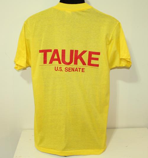 Tom Tauke US Senate Republican vtg Screen Stars t-shirt L