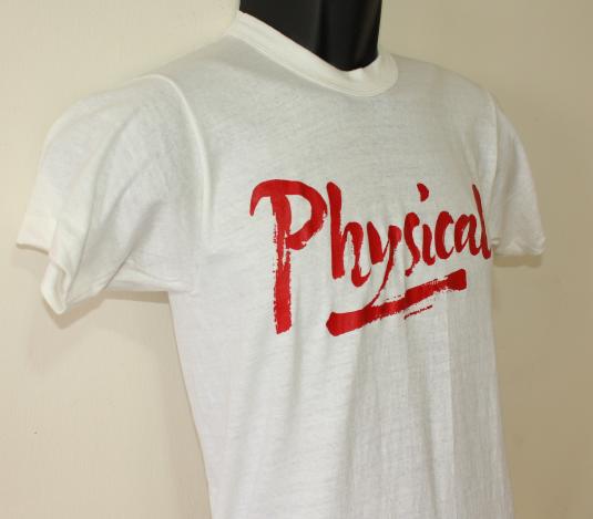 Physical Olivia Newton John vintage white t-shirt XXS/XS