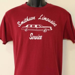 Smithson Limousine Service vintage maroon t-shirt M/S